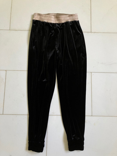 Pantalón Mono Deportivo Zara, Color Negro, Talla S