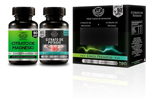 Pack Citrato De Magnesio + Citrato De Potasio Envío Gratis