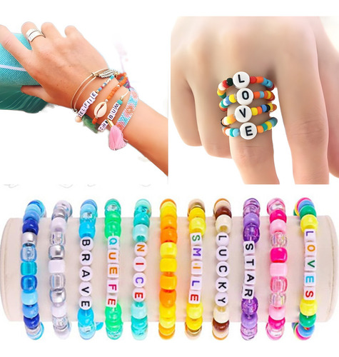 Combinación De Joyas De Cuentas De Color De 24 Casillas