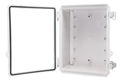 Caja Eléctrica De Acero NEMA 4X, IP66, Impermeable Y Antipolvo, Con Cerradura Y Placa De Montaje, Para Interior Y Exterior