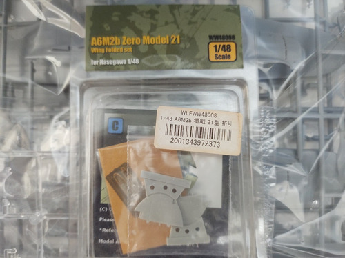 1/48 A6m2b Zero Hasegawa Pearl Harbor Asas Dobradas Wolfpack