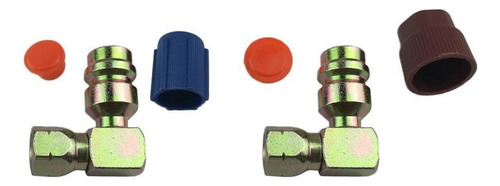 Adaptador Lateral 90 3/8 7/16 Que Se Encaixa Em R12 A R134a