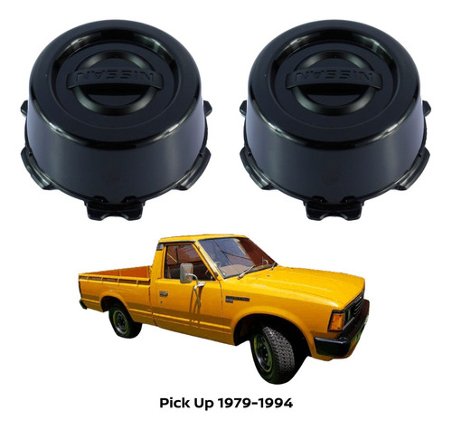 Tapita Centro De Rin 2pz Nissan Pick Up 1985 Original