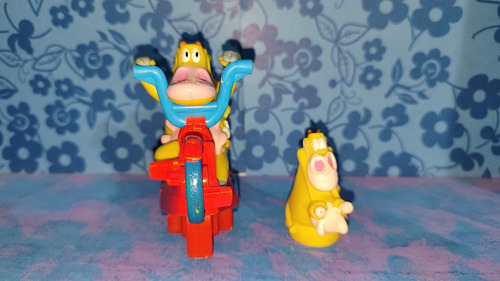 Figuras La Vaca Y El Pollito Vintage Set Cn