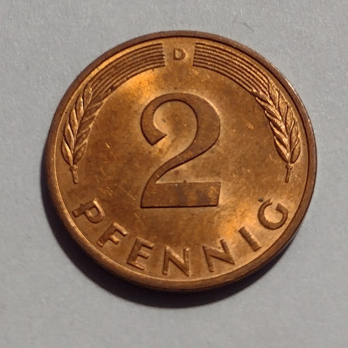 Moneda De Alemania Año 1979 Ceca D Excelente Estado 