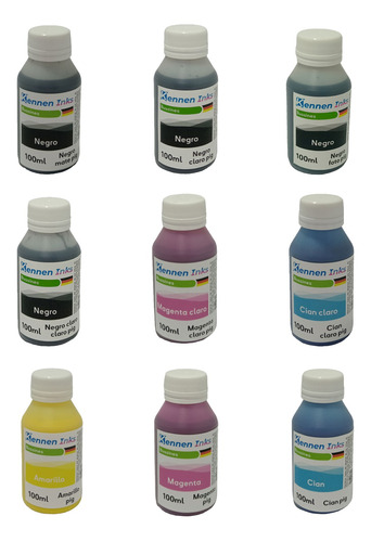 Tinta Kennen Inks Para Epson 7900 9890 9900 Combo 9x100ml