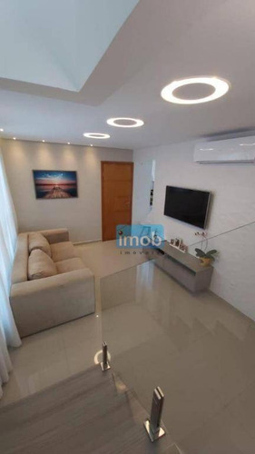 Cobertura À Venda, 165 M² Por R$ 1.170.000,00 - Ponta Da Praia - Santos/sp - Co0215