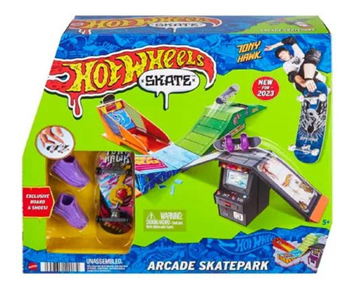 Pista De Juguete - Hot Wheels Skate Estación Niños Skatepark Salón De Juegos