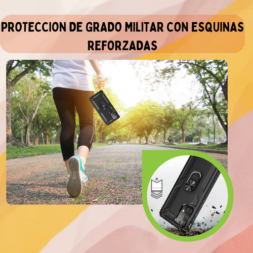 Funda Para Galaxy A72 Con Mica Varios Modelos Antigolpes Rosa Shockproof