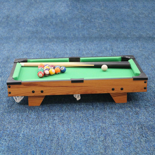 Mini Mesa De Billar Portátil, Colorida Con 2 Palos, Juego