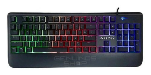 Teclado Mecánico Con Luces Tecla Ñ  Aoas M 700