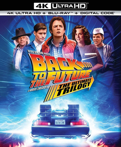 Blu Ray 4k Back To Future Ultra Hd Box Set Original Fox 