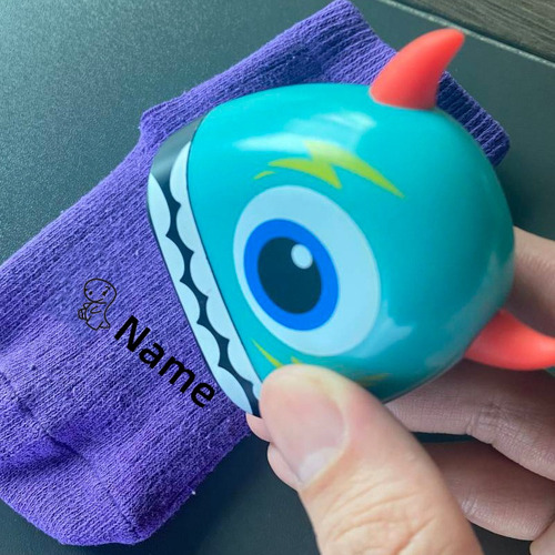 Com Nome De Menino, Selo Personalizado Impermeável Para Roup