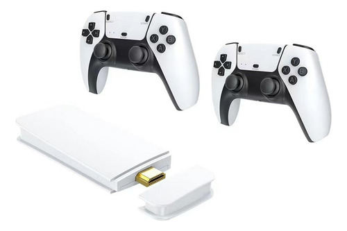 Game Stick Pro M15 4k Hdmi Mas De 20.000 Juegos 20 Consolas Blanco