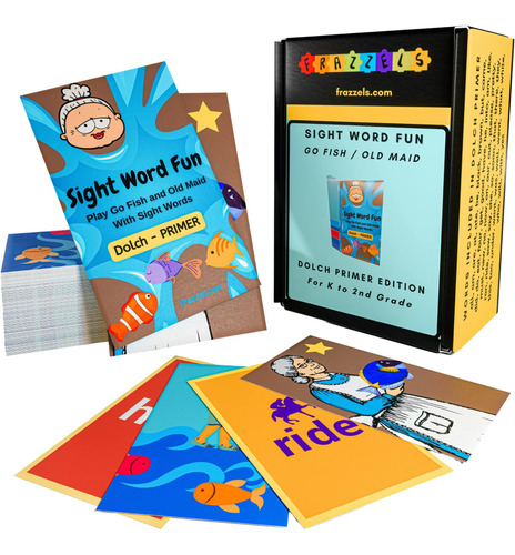 Juego De Cartas Go Fish Words - A Partir De 5 Años - Versión