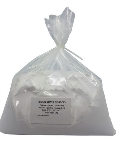 Imagen 1 de 3 de Bicarbonato Sodio Fg 25 Kg Alimentario Químicaxquimicos