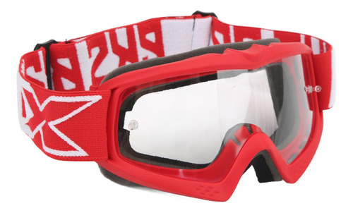 Gafas De Moto De Cross Ajustables, Transparentes, Rayadas