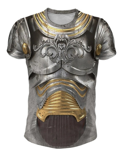 Remera Armadura Medieval Gladiador 3d Mod 4 Irarte