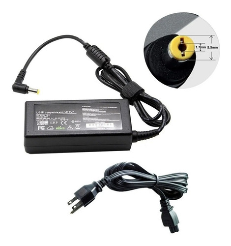 Imagen 1 de 4 de Cargador Para Portátil Acer Aspire E15 E5-575g-57rb