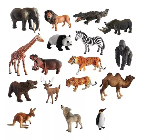 aleación Abrasivo Isaac Clarín Colección De 17 Animales De Nat Geo