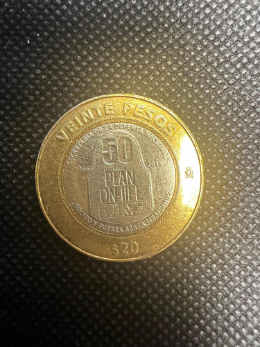 Moneda De 20 Pesos Secretaría De La Defensa Nacional