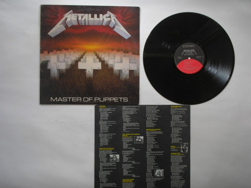 Lp Vinilo Metallica Master Of Puppets Elektra Print Usa 1986