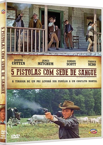 5 Pistolas Com Sede De Sangue - Dvd - Gordon Scott