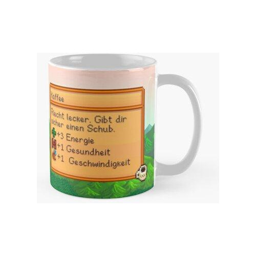 Taza Stardew Valley - Café (alemán) Calidad Premium