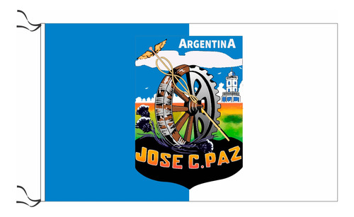 Bandera De Jose C Paz Estampada De Flameo 150x90cm