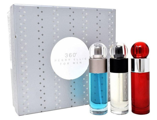 Mini Set Perry Ellis 3 Aromas Para Caballero