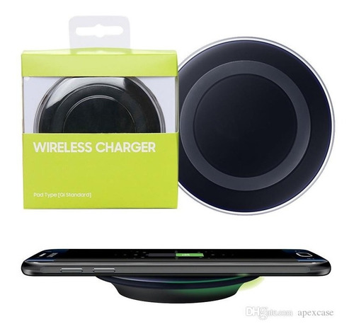 Imagen 1 de 2 de Cargador Inalambrico Qi Celular Samsung iPhone