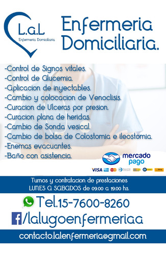 Imagen 1 de 4 de Enfermeria Domiciliaria Zona Oeste
