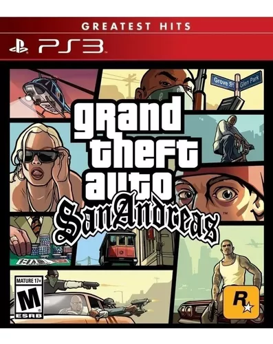 GTA San Andreas mídia física PS3 novo Lacrado