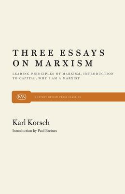 Libro Three Essays On Marxism - Karl Korsch