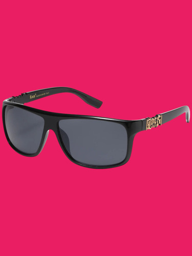 2 Lentes De Sol Locs Log Premium 8loc91236-bk, 8loc91201-wht Dorado/blanco