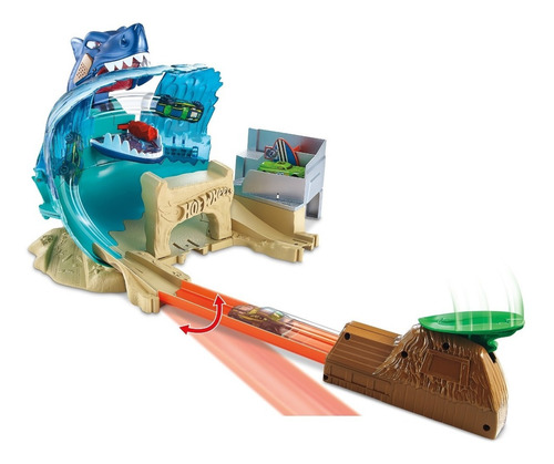 Hot Wheels - City Batalla En Playa Tiburón Mattel Original