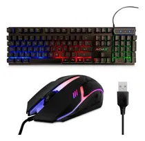 Comprar Pack Teclado + Mouse Kit Gamer Retroiluminado Led Rgb Mouse Negro - 66011 Teclado Negro - 66011