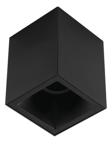 Luminaria Mr16 Sobrepor Sth20915 Led Square Stella Preto  