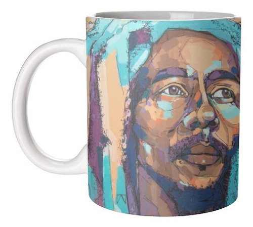 Taza De Ceramica Bob Marley Mod 1
