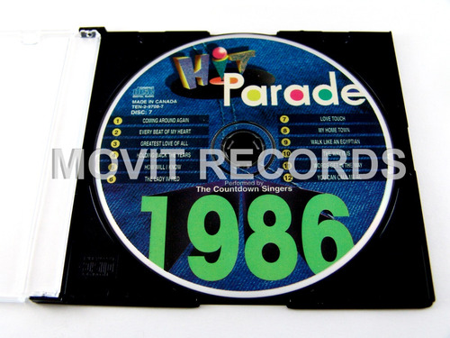 Hit Parade 1986 Dic: 7 Cd Seminuevo Imp Canada