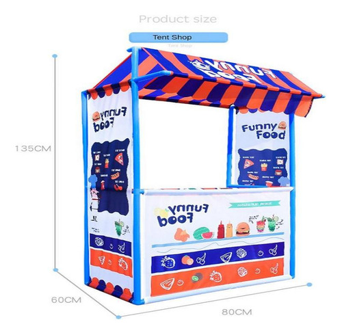 Niño Niños Ice Playhouse Tienda Tienda Juguete De Azul