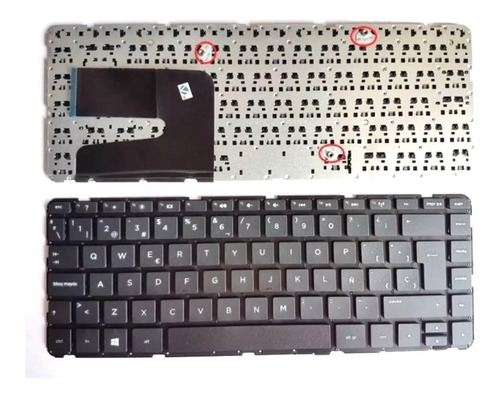 Teclado Hp Pavilion 14 14-e 14-f Hp 240 245 G2 Sin Marco