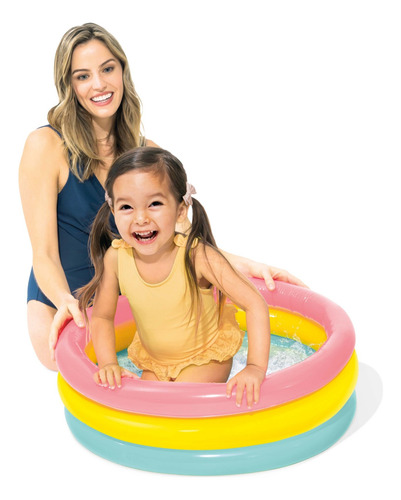 Alberca Inflable Redonda Intex 57107 De 61cm X 22cm 33l