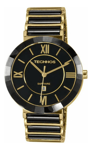 Relógio Feminino Ceramic Technos Dourado  2015bv/4p