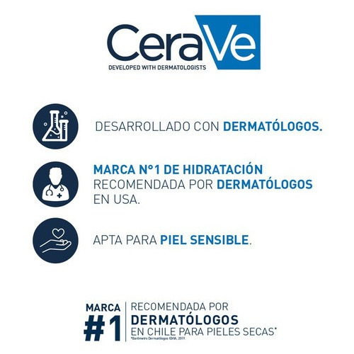 Imagen 5 de 5 de Gel Limpiador Espumoso Cerave 236 Ml Piel Normal A Grasa Neutro Pote