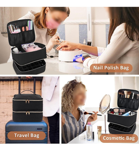 Bolsa De Almacenamiento De Esmalte De Uñas, Estuche Para