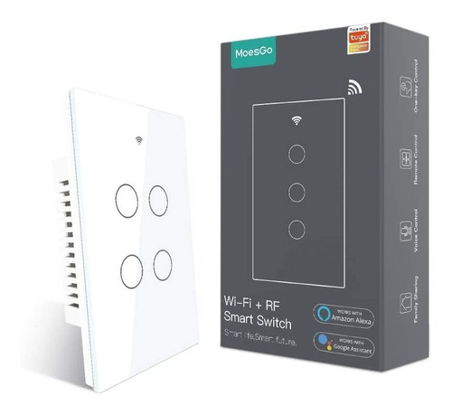 Moesgo Wifi Smart Touch Interruptor De Pared Con Un Solo Pol