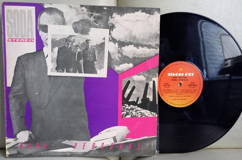 Vinilo Lp Soda Stereo - Nada Personal 1ra Ed. - Exc- Edfargz