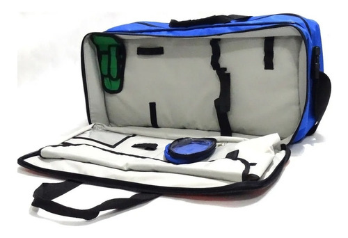 Bolsa Para Resgate M Cor Azul Desenho Do Tecido Bolsa M