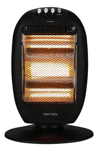 Aquecedor Halógeno Oscilante Ventisol Ah02i 1200w - 127v